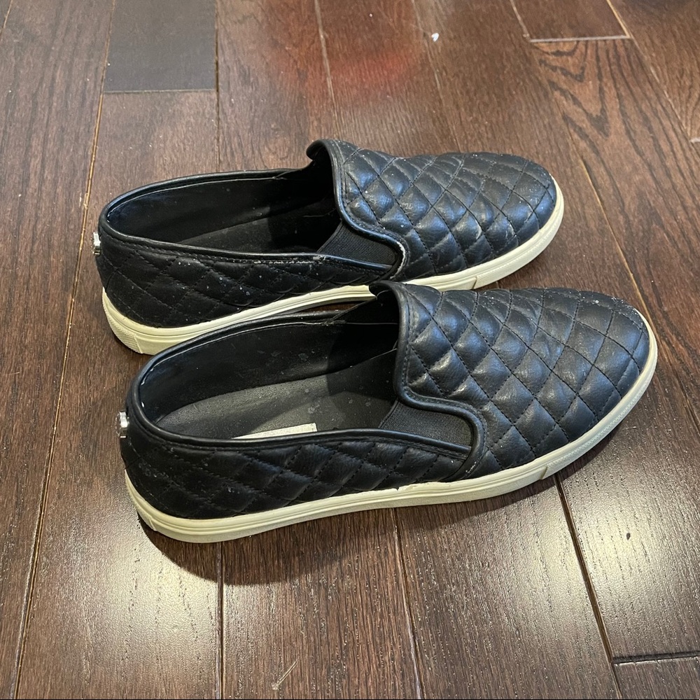 Steve Madden Ecentrcq slip on shoes black size 10